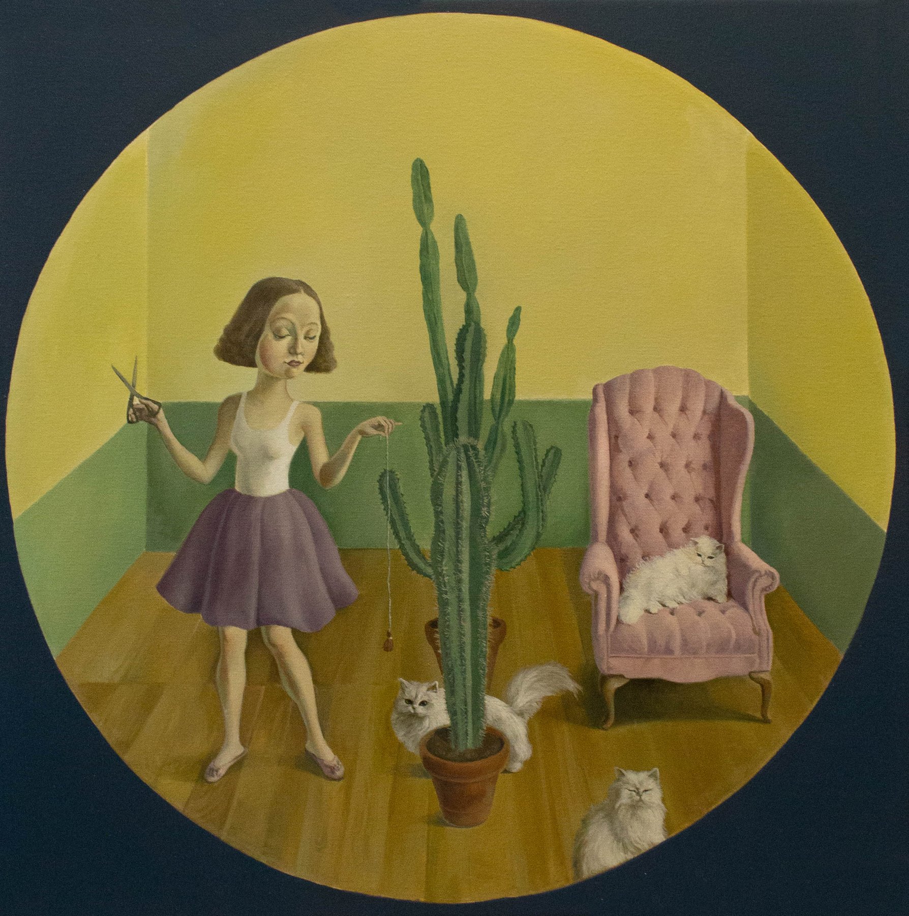 Scissors, Cats, Cactuses, 2019